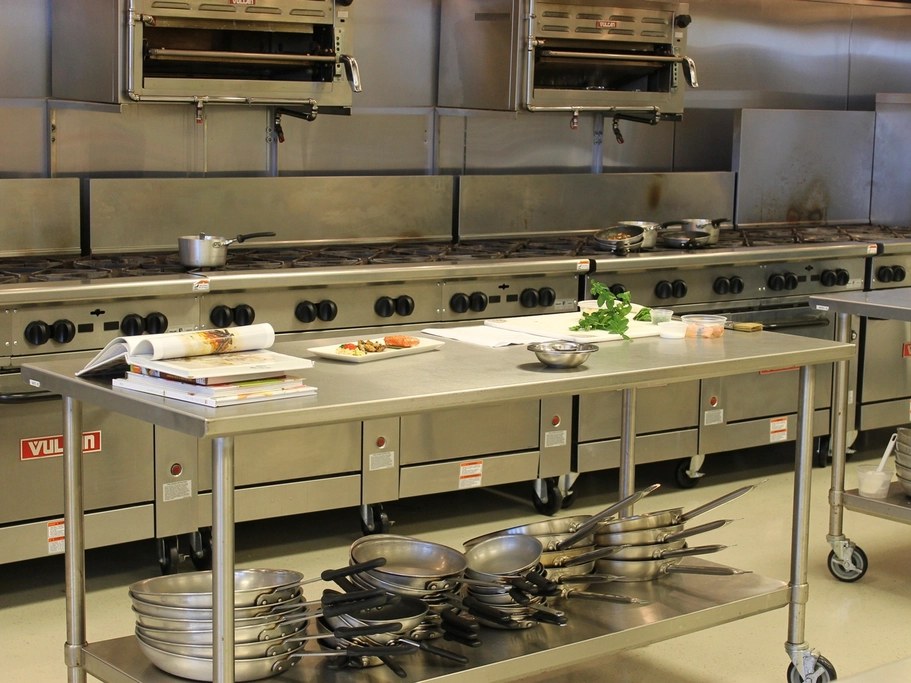Kitchen lines, installed